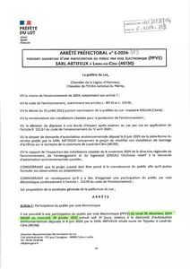 Arrêté Préfectoral n°E-2024-323